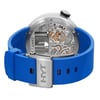 Back View Of Exhibition Back Case And Closed Rubber Band Of HYT H00840.BK Watch Unworn Condition