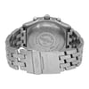 Back View Of Exhibition Back Case And Closed Stainless Steel Band Of Breitling A13350 Watch Pre Owned Condition