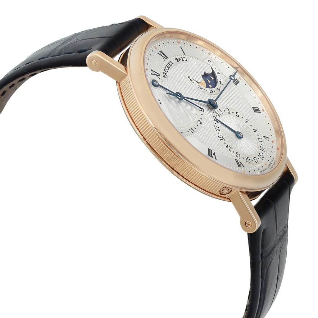 View Of Opposite Crown Facing Side Of Breguet 7137BA/11/9V6 Gold 18kt Watch Pre Owned Condition