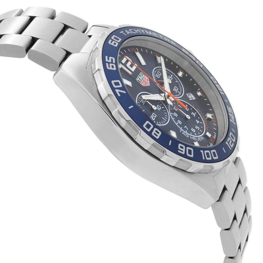 View Of Opposite Crown Facing Side Of TAG Heuer CAZ1014.BA0842 Stainless Steel Watch Pre Owned Condition