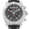 Up Close Front Facing Picture Of Breitling AB014112/BB47 Stainless Steel Watch Pre Owned Condition