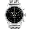 Up Close Front Facing Picture Of Breitling A4131012/BC06-171A Stainless Steel Watch Display Model Condition