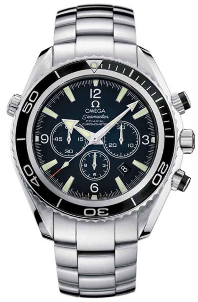 Front Full View Of Omega 2210.50.00 Stainless Steel Watch Pre Owned Condition {Product Condition}