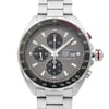 Up Close Front Facing Picture Of TAG Heuer CAZ2012.BA0876 Stainless Steel Watch Pre Owned Condition