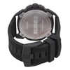 Back View Of Screwback Back Case And Closed Rubber Band Of Luminox XS.1001.SPARTAN Watch Pre Owned Condition