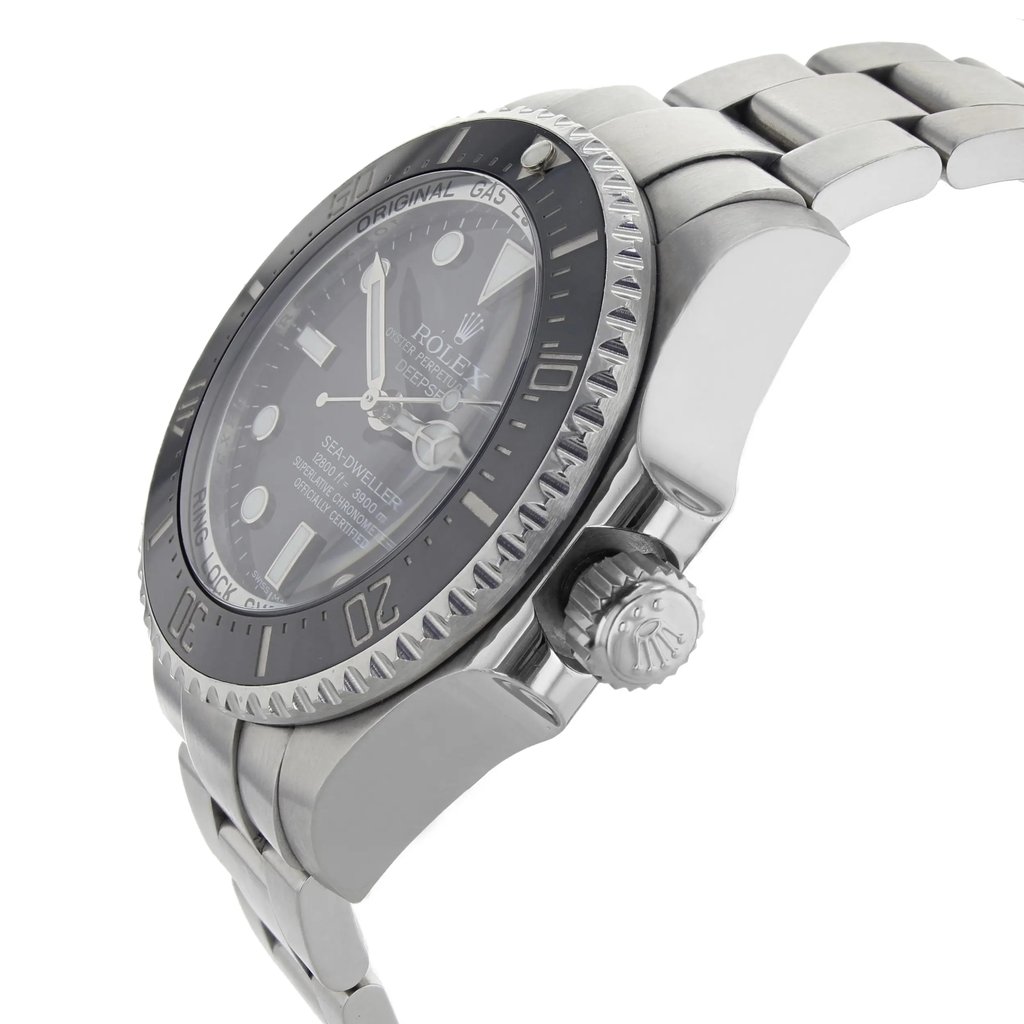 View Of Crown Facing Side Of Rolex 116660 Stainless Steel Watch Pre Owned Condition