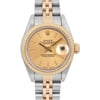 Up Close Front Facing Picture Of Rolex 69173 Stainless Steel Watch Pre Owned Condition