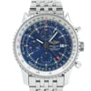 Up Close Front Facing Picture Of Breitling A2432212/C561-443A Stainless Steel Watch Display Model Condition