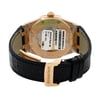 Back View Of {Caseback} Back Case And Closed Leather Band Of Audemars Piguet 15400OR.OO.D002CR.01 Watch Unworn Condition
