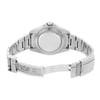 Back View Of Solid Back Case And Open Stainless Steel Band Of Rolex 216570 Watch Pre Owned Condition