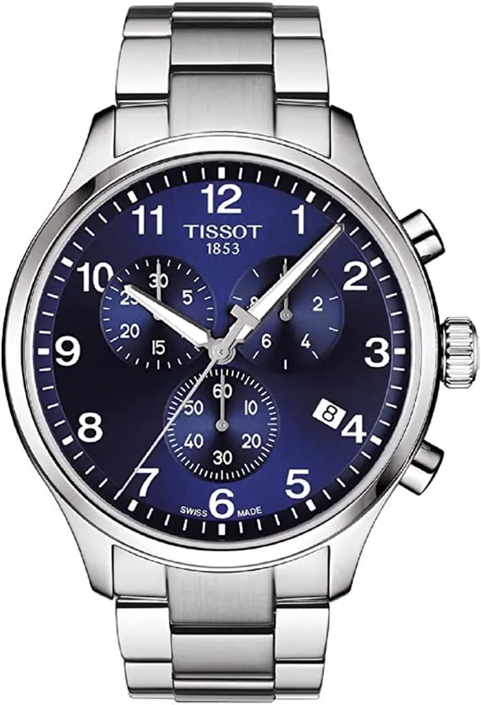 Up Close Front Facing Picture Of Tissot T1166171104701 Stainless Steel Watch Pre Owned Condition