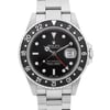 Up Close Front Facing Picture Of Rolex 16710 Stainless Steel Watch Pre Owned Condition