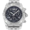 Up Close Front Facing Picture Of Breitling AB014012/BC04-378A Stainless Steel Watch Pre Owned Condition