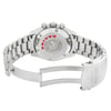 Back View Of Solid Back Case And Open Stainless Steel Band Of OMEGA 3552.59.00 Watch Pre Owned Condition
