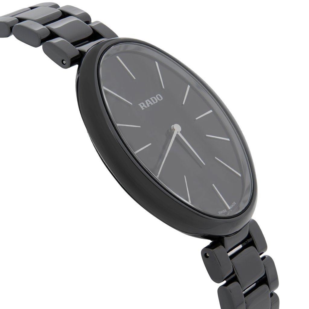 View Of Opposite Crown Facing Side Of Rado R53093152 Ceramic Watch Unworn Condition