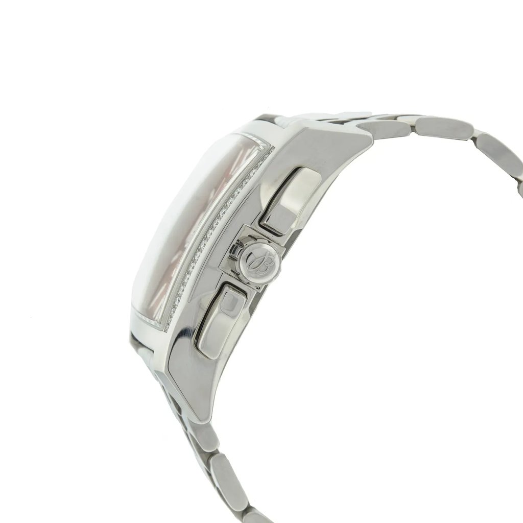 View Of Crown Facing Side Of Breitling A44365AF-H531SS Stainless Steel Watch Unworn Condition