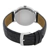 Back View Of Solid Back Case And Open Leather,Stainless Steel Band Of Tissot T109.410.16.032.00 Watch New Without Tags Condition