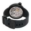 Back View Of Exhibition Back Case And Closed Rubber Band Of HYT H00826-A Watch Unworn Condition