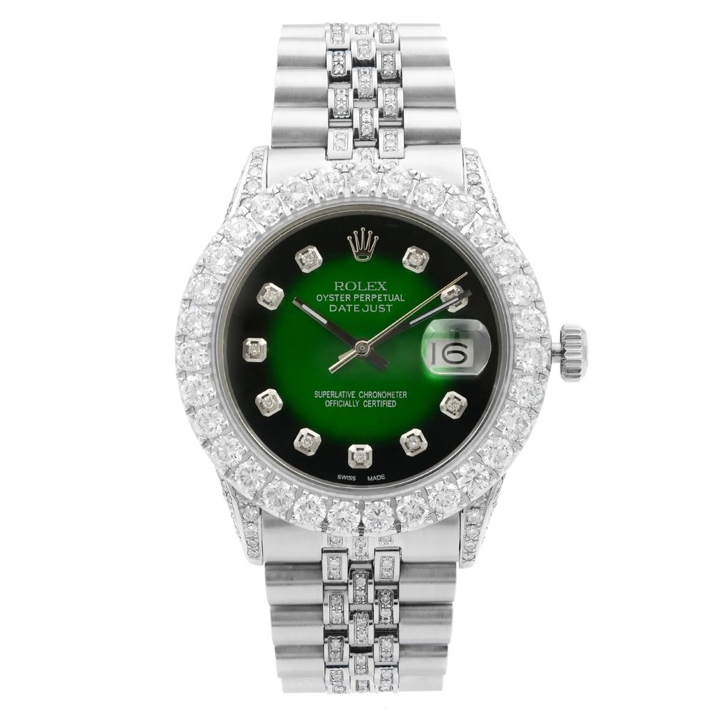 Front Full View Of Rolex 16030 Stainless Steel Watch Pre Owned Condition {Product Condition}
