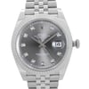 Up Close Front Facing Picture Of Rolex 126334 Stainless Steel Watch Unworn Condition