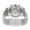 Back View Of {Caseback} Back Case And Closed Stainless Steel Band Of Breitling AB045112/G772-154A Watch Pre Owned Condition