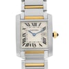 Up Close Front Facing Picture Of Cartier W51012Q4 Stainless Steel Watch Pre Owned Condition