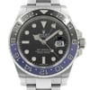 Up Close Front Facing Picture Of Rolex 116710BLNR Stainless Steel Watch Pre Owned Condition