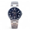 Front Full View Of Ulysse Nardin 263-67-7/42 Stainless Steel Watch Pre Owned Condition {Product Condition}