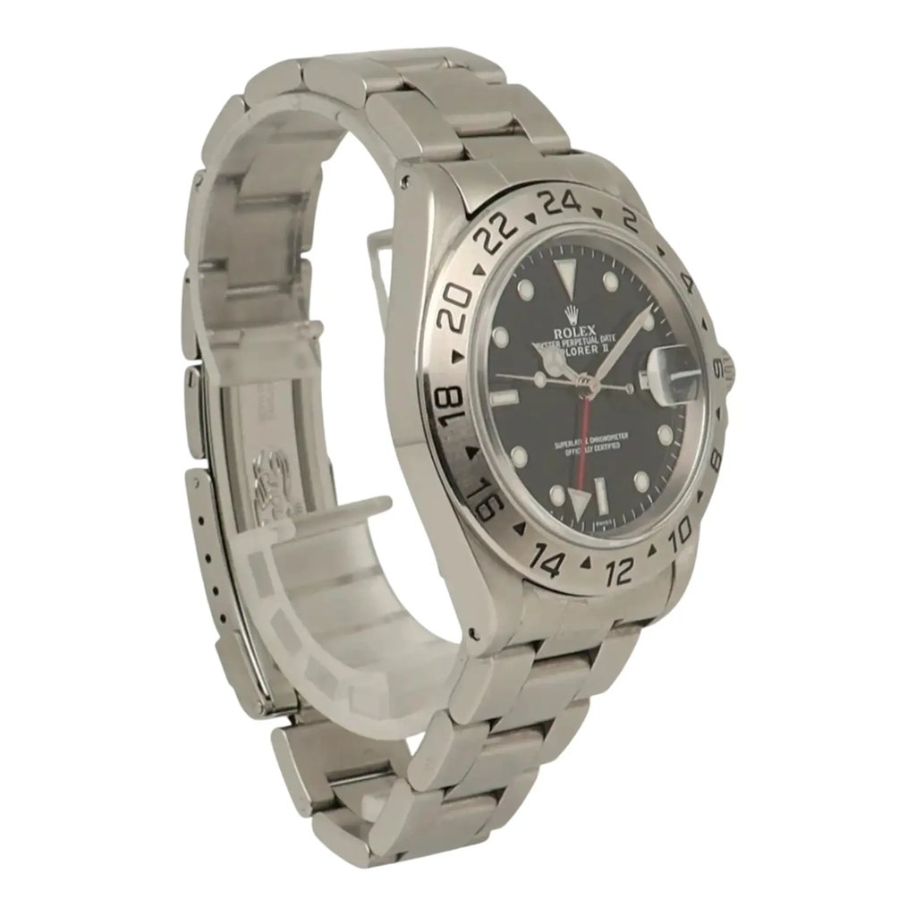 View Of Opposite Crown Facing Side Of Rolex 16570 Stainless Steel Watch Pre Owned Condition