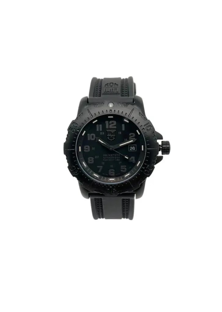 Front Full View Of Luminox 4221.BO.NSF Stainless Steel Watch Unworn Condition {Product Condition}