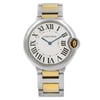 Front Full View Of Cartier W69008Z3 Stainless Steel Watch Pre Owned Condition Good
