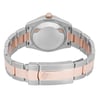 Back View Of Solid Back Case And Closed Stainless Steel,Rose Gold Band Of Rolex 178271 Watch Pre Owned Condition
