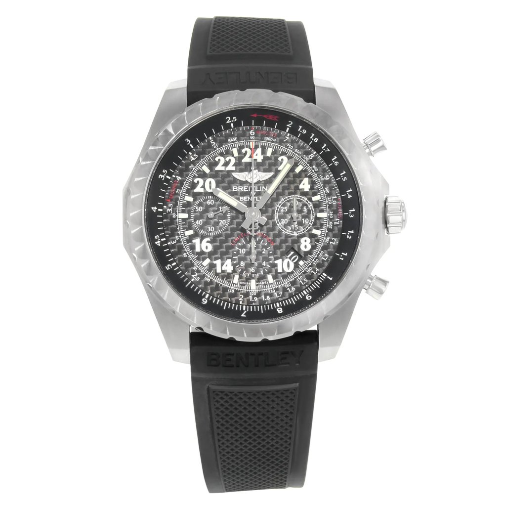 Front Full View Of Breitling AB022022/BC84-220S Stainless Steel Watch Display Model Condition {Product Condition}