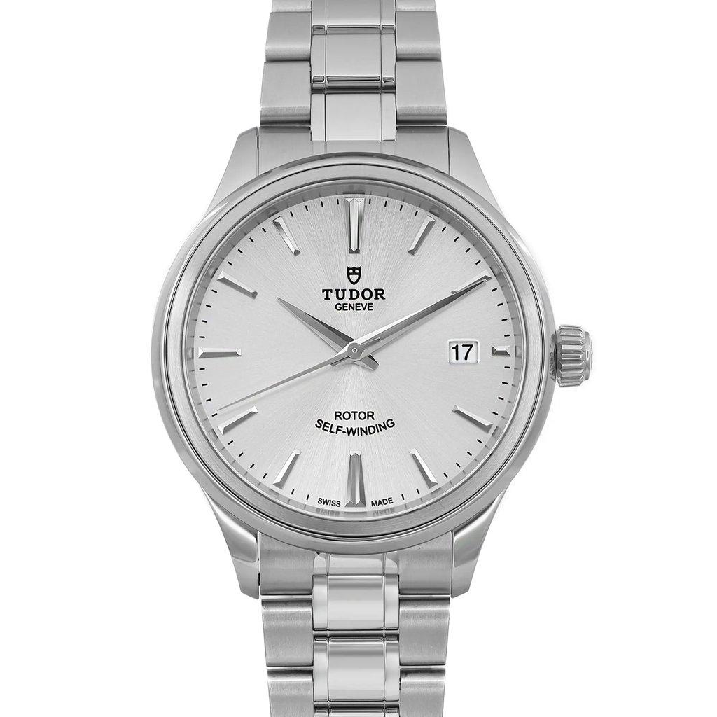 Front Full View Of TUDOR 12500-0001 Stainless Steel Watch Unworn Condition Excellent