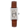 Front Full View Of Cartier 1713 White Gold Watch Pre Owned Condition Good