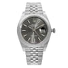 Front Full View Of Rolex 126300-0008 Stainless Steel Watch Unworn Condition Excellent