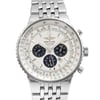 Up Close Front Facing Picture Of Breitling A35350 Stainless Steel Watch Pre Owned Condition