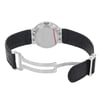 Back View Of {Caseback} Back Case And Open Leather Band Of EBEL 9093970 Watch Pre Owned Condition