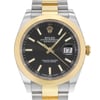 Up Close Front Facing Picture Of Rolex 126303 Stainless Steel Watch Unworn Condition