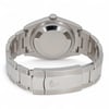 Back View Of Solid Back Case And Closed Stainless Steel Band Of Rolex 126200 Watch Unworn Condition