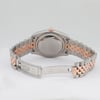 Back View Of Solid Back Case And Open Stainless Steel,Rose Gold Band Of Rolex 116231 Watch Pre Owned Condition