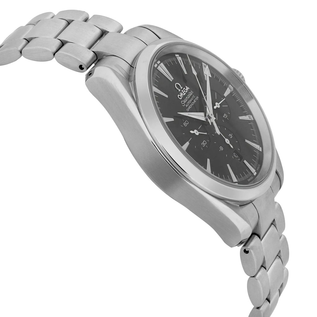 View Of Opposite Crown Facing Side Of OMEGA 2512.50.00 Stainless Steel Watch Pre Owned Condition