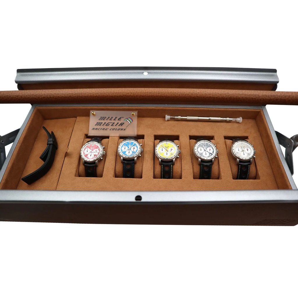 View Of Opposite Crown Facing Side Of Chopard N/A Titanium Watch Pre Owned Condition