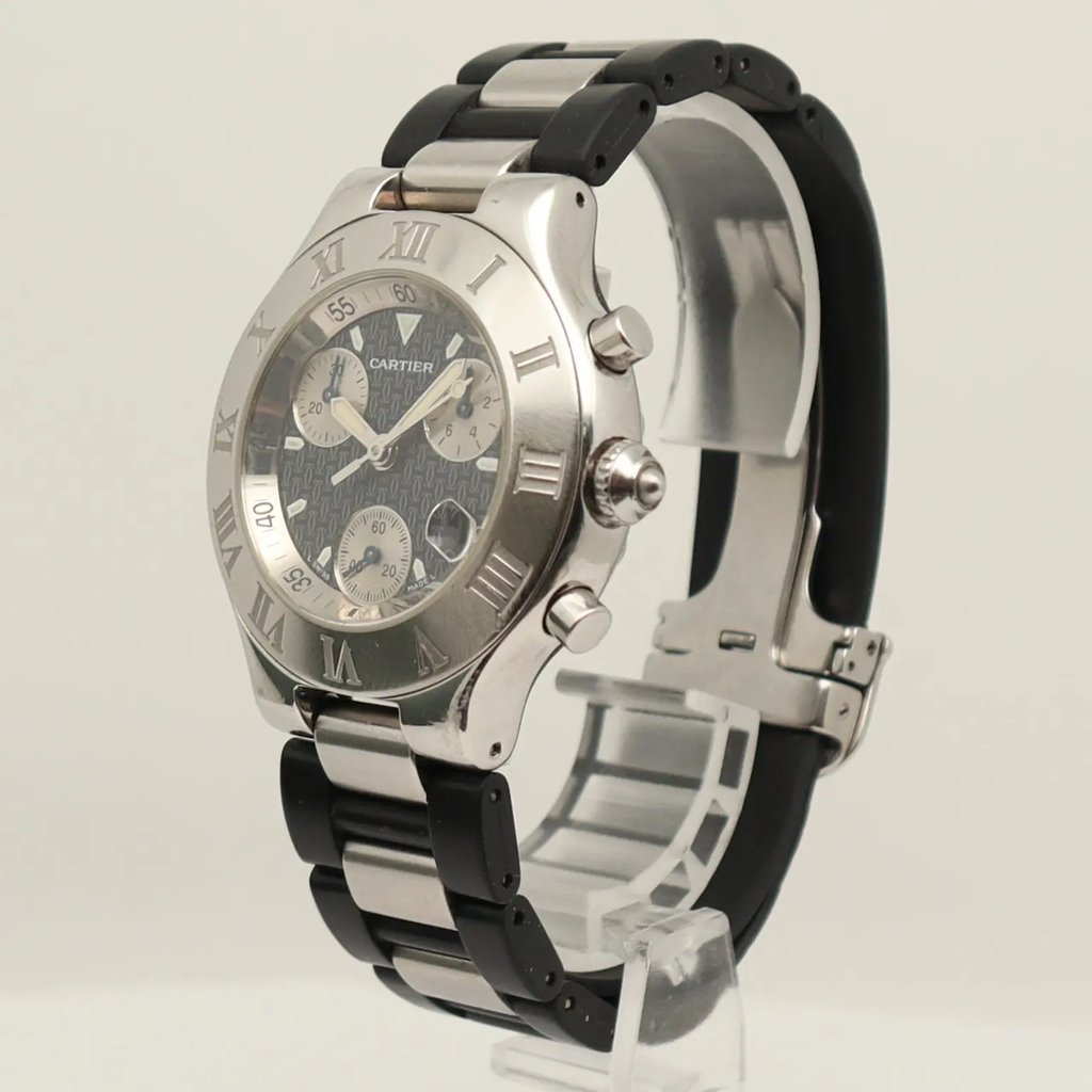 2nd image of Cartier Chronoscaph Wristwatch, PreOwned condition
