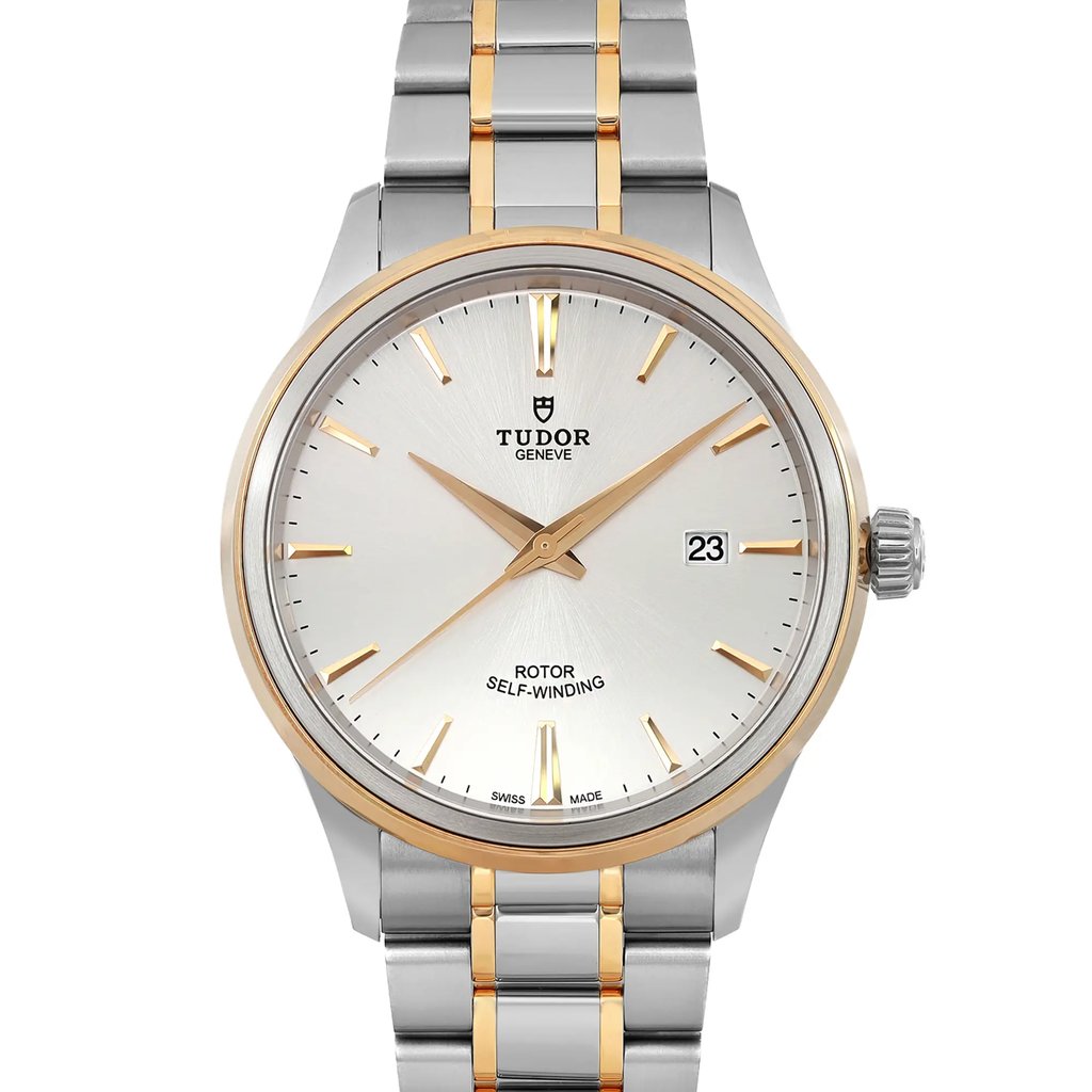 Up Close Front Facing Picture Of TUDOR 12703-0002 Stainless Steel Watch Unworn Condition