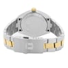 Back View Of Solid Back Case And Closed Stainless Steel Band Of Tissot T101.210.22.031.00 Watch Pre Owned Condition