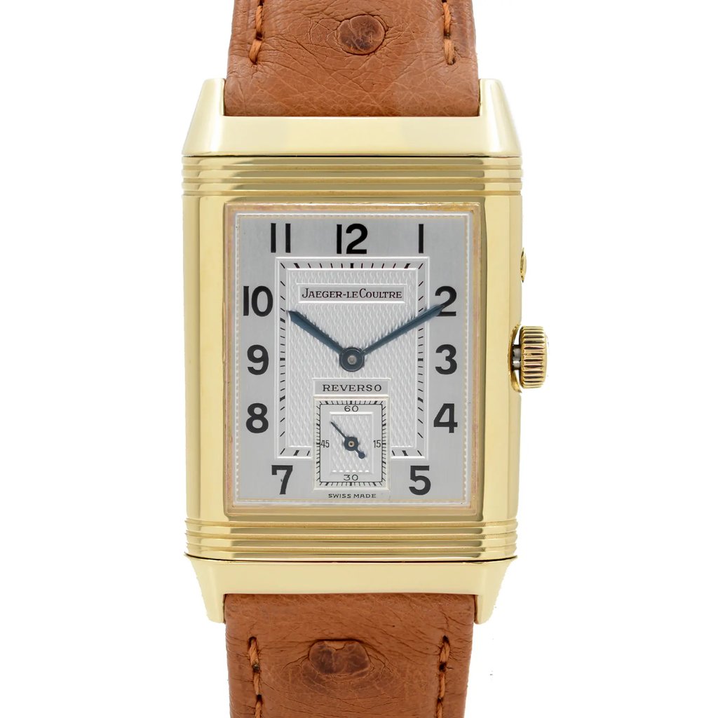 Up Close Front Facing Picture Of Jaeger-LeCoultre 270.1.54 Gold 18kt Watch Pre Owned Condition