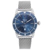 Front Full View Of Breitling A1732016-C734SS Stainless Steel Watch Pre Owned Condition Good