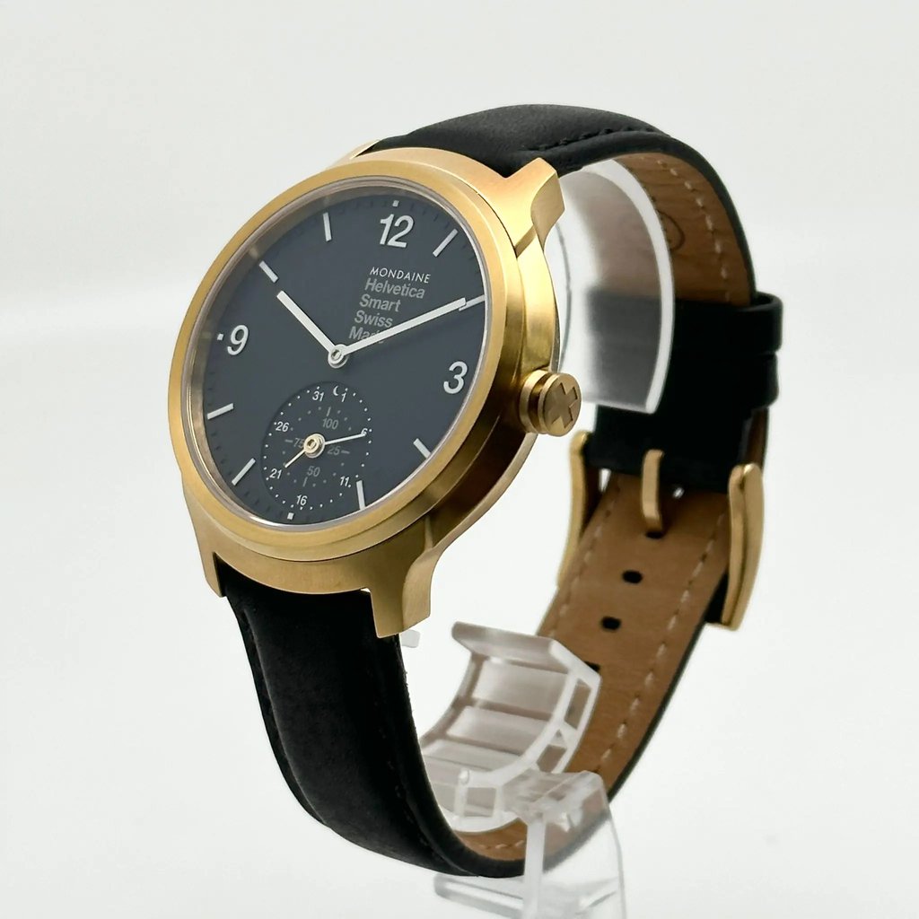 5th image of Mondaine Mondaine Helvetica No.1  Wristwatch, NewWithDefects condition
