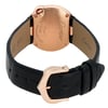 Back View Of Screwback Back Case And Closed Leather Band Of Cartier WGBL0002 Watch Pre Owned Condition